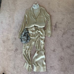 Weekend Stories Pajama Pant in Champagne